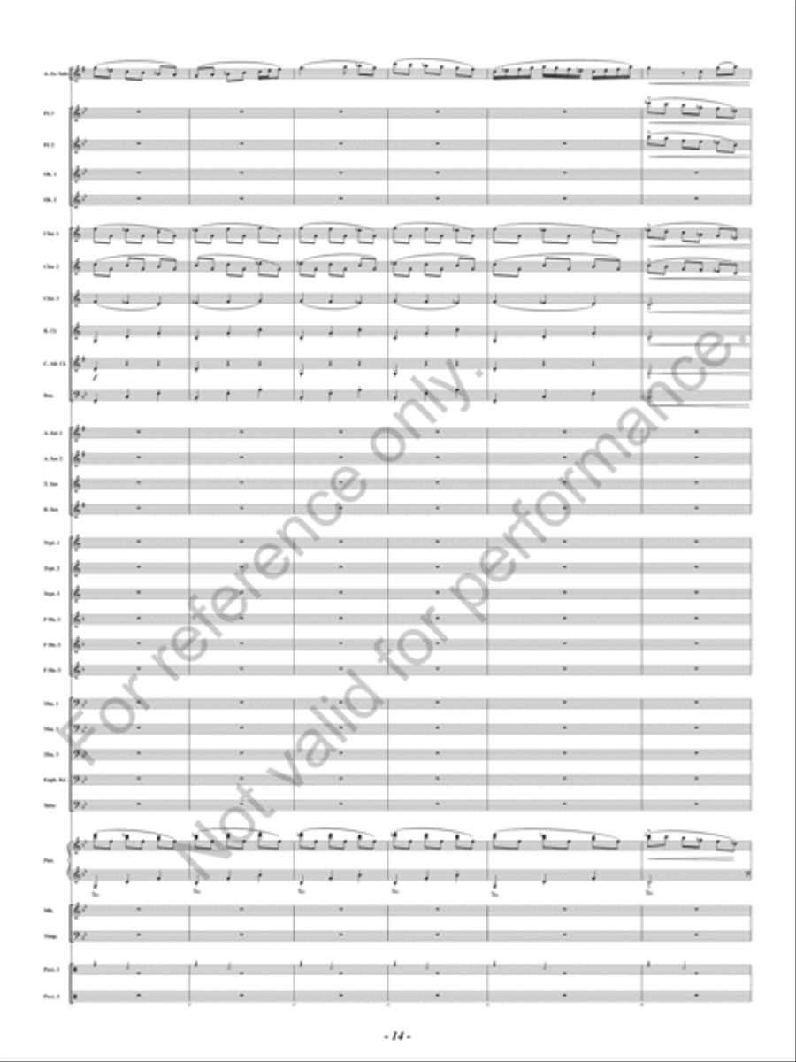 The Music Lesson The Music Lesson Concert Band scores gallery preview page 15