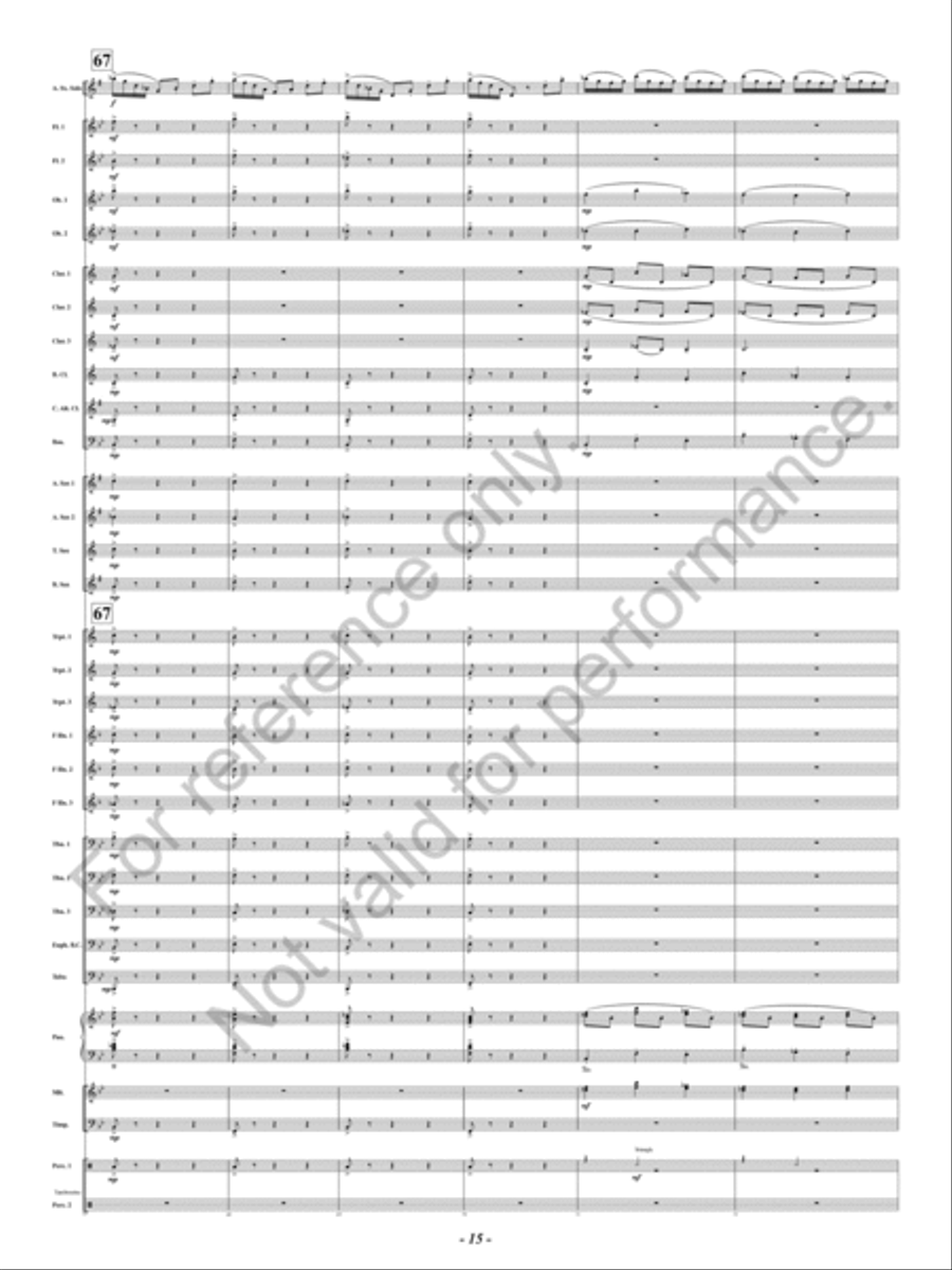 The Music Lesson The Music Lesson Concert Band scores gallery preview page 16