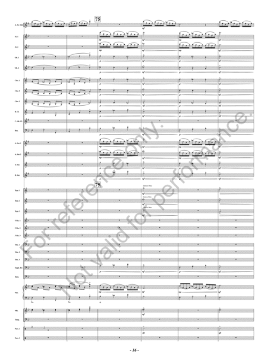The Music Lesson The Music Lesson Concert Band scores gallery preview page 17