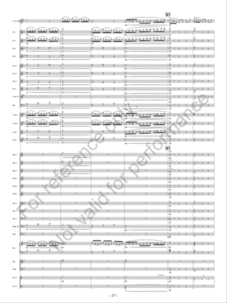 The Music Lesson The Music Lesson Concert Band scores gallery preview page 18