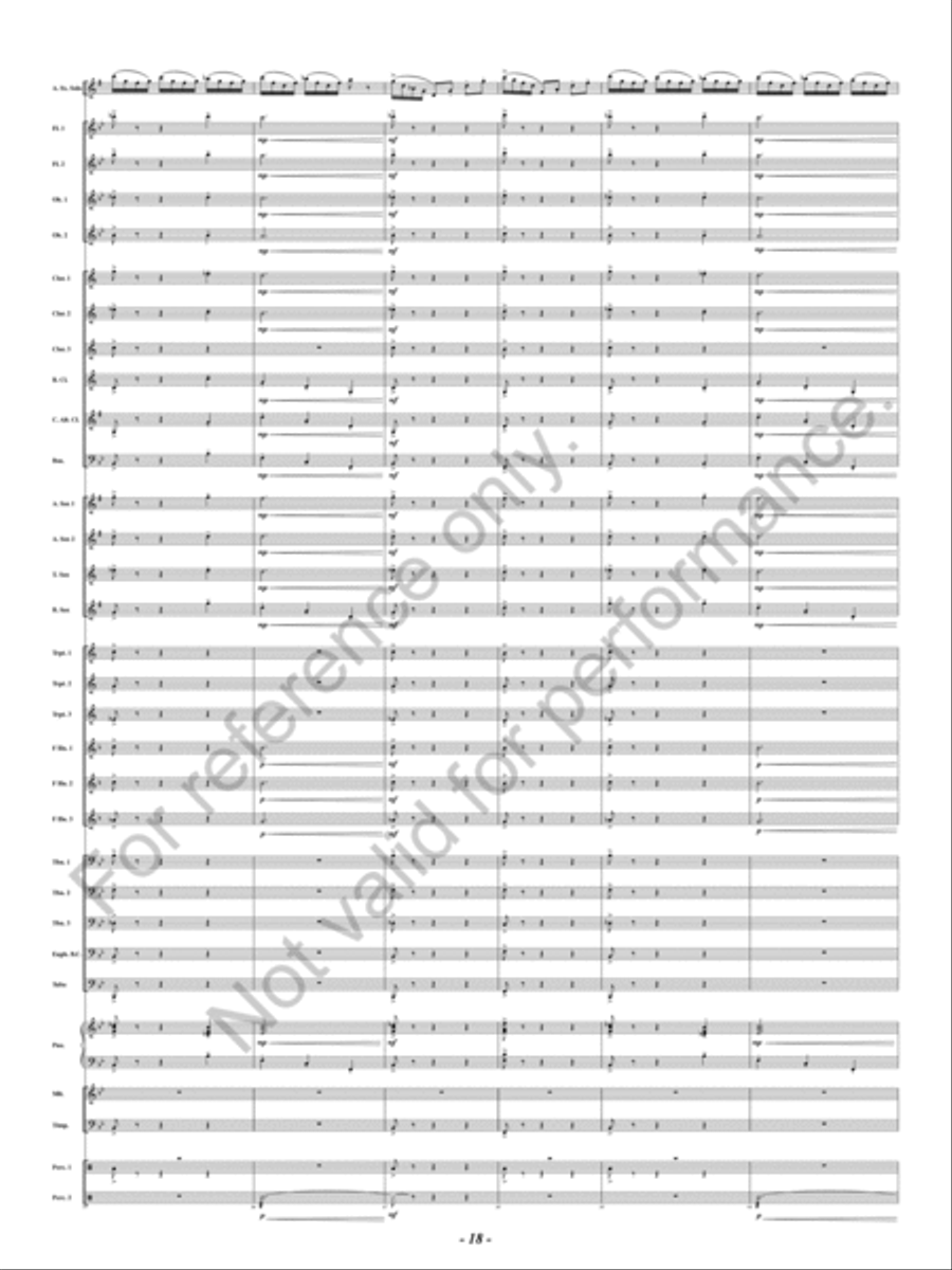 The Music Lesson The Music Lesson Concert Band scores gallery preview page 19