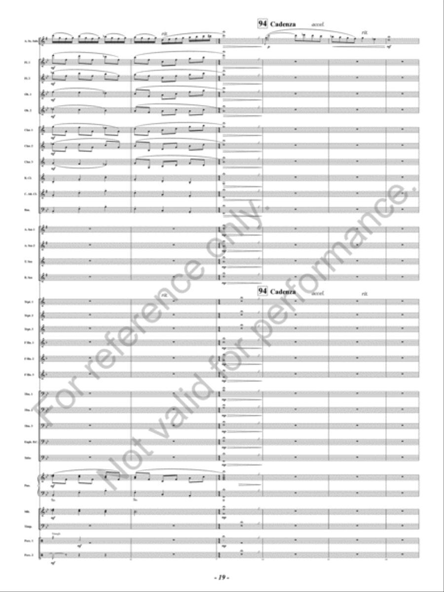 The Music Lesson The Music Lesson Concert Band scores gallery preview page 20