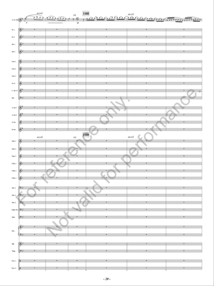 The Music Lesson The Music Lesson Concert Band scores gallery preview page 21