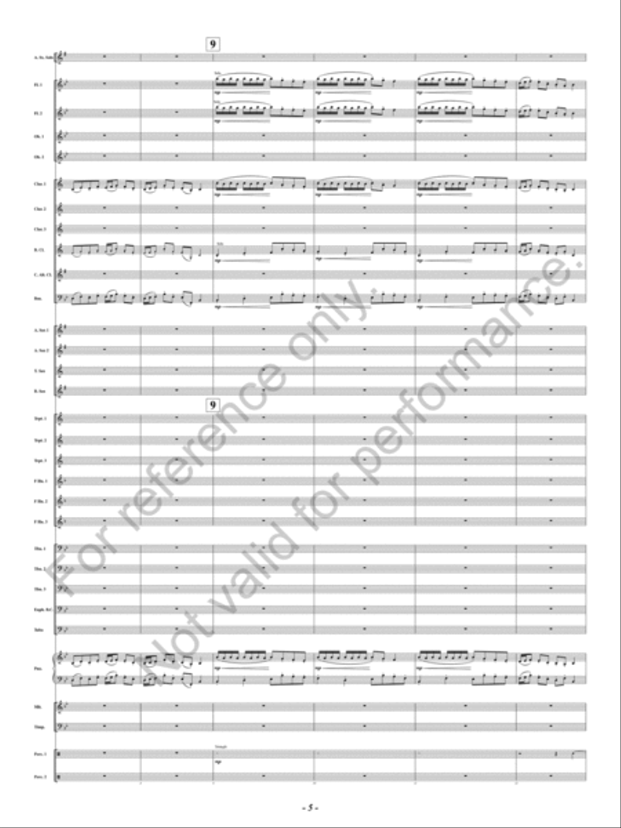 The Music Lesson The Music Lesson Concert Band scores gallery preview page 6