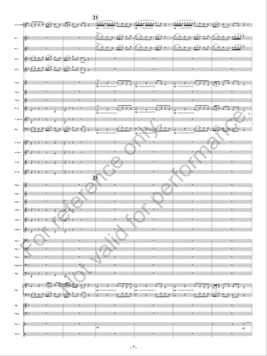 The Music Lesson The Music Lesson Concert Band scores gallery preview page 8
