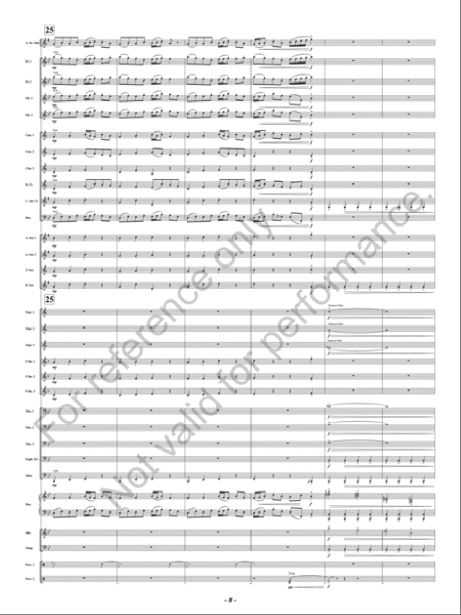 The Music Lesson The Music Lesson Concert Band scores gallery preview page 9