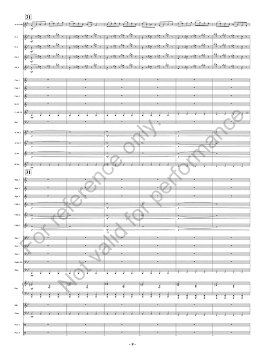 The Music Lesson The Music Lesson Concert Band scores gallery preview page 10