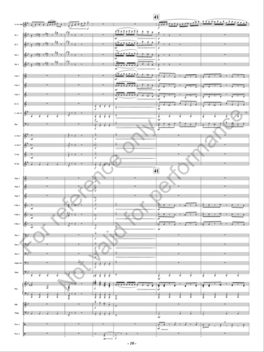 The Music Lesson The Music Lesson Concert Band scores gallery preview page 11