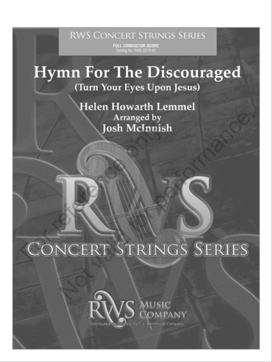 Hymn for the Discouraged Hymn for the Discouraged String Orchestra scores gallery preview page 2