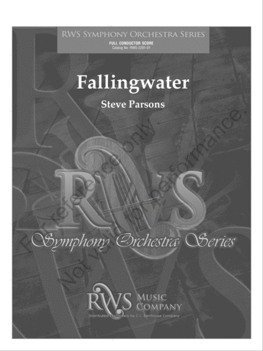 Fallingwater Fallingwater Concert Band scores gallery preview page 2