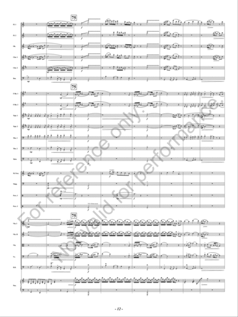 Fallingwater Fallingwater Concert Band scores gallery preview page 13