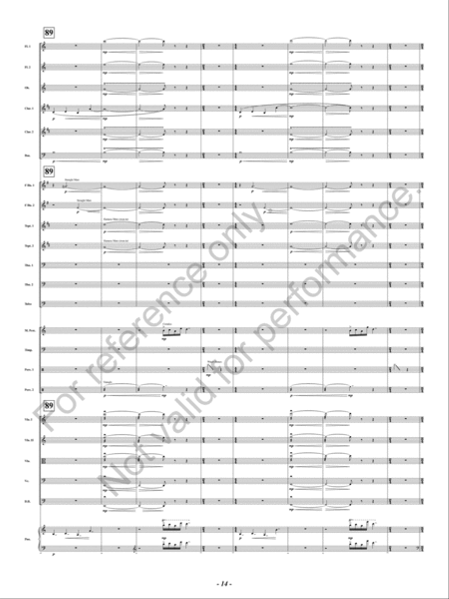 Fallingwater Fallingwater Concert Band scores gallery preview page 15
