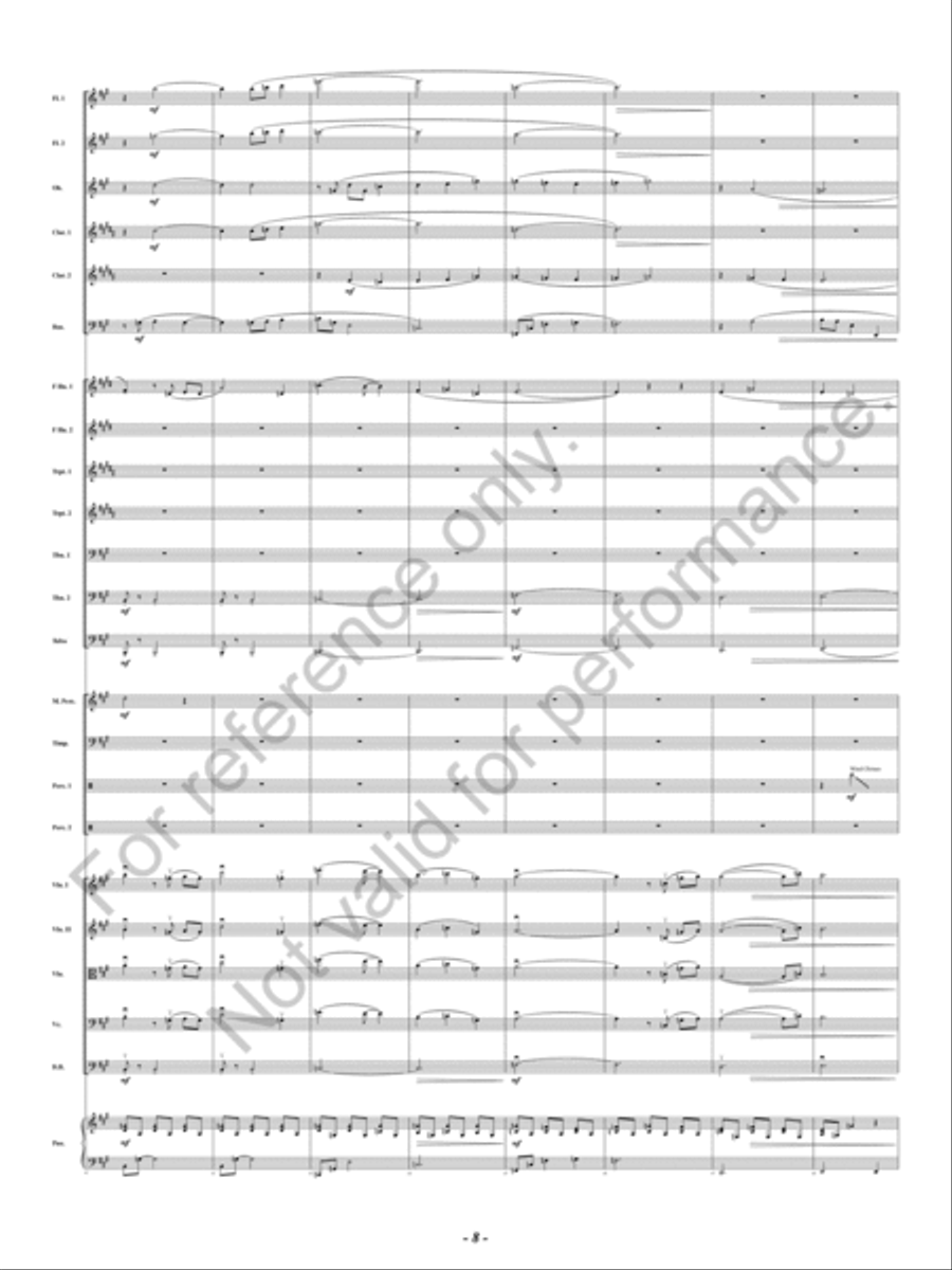 Fallingwater Fallingwater Concert Band scores gallery preview page 9