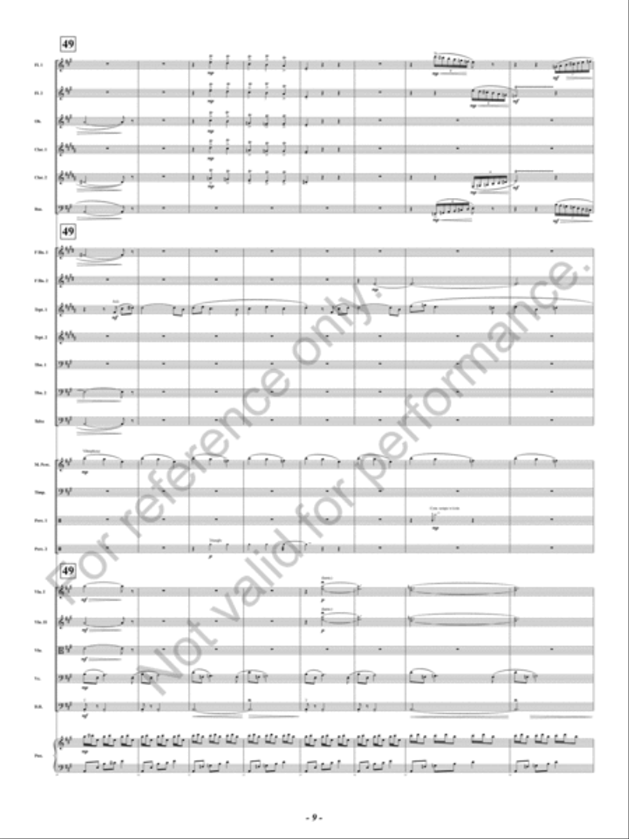 Fallingwater Fallingwater Concert Band scores gallery preview page 10