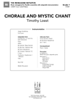 Chorale and Mystic Chant: Score mini preview