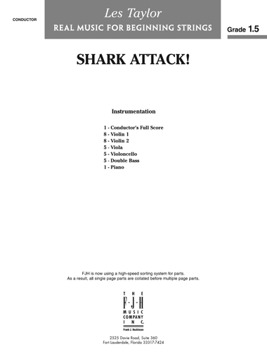 Shark Attack!: Score