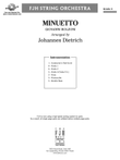 Minuetto: Score