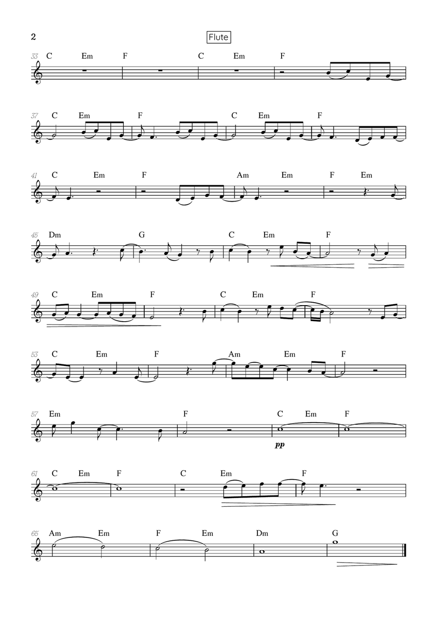 What Was I Made For? Woodwind Quintet scores gallery preview page 6