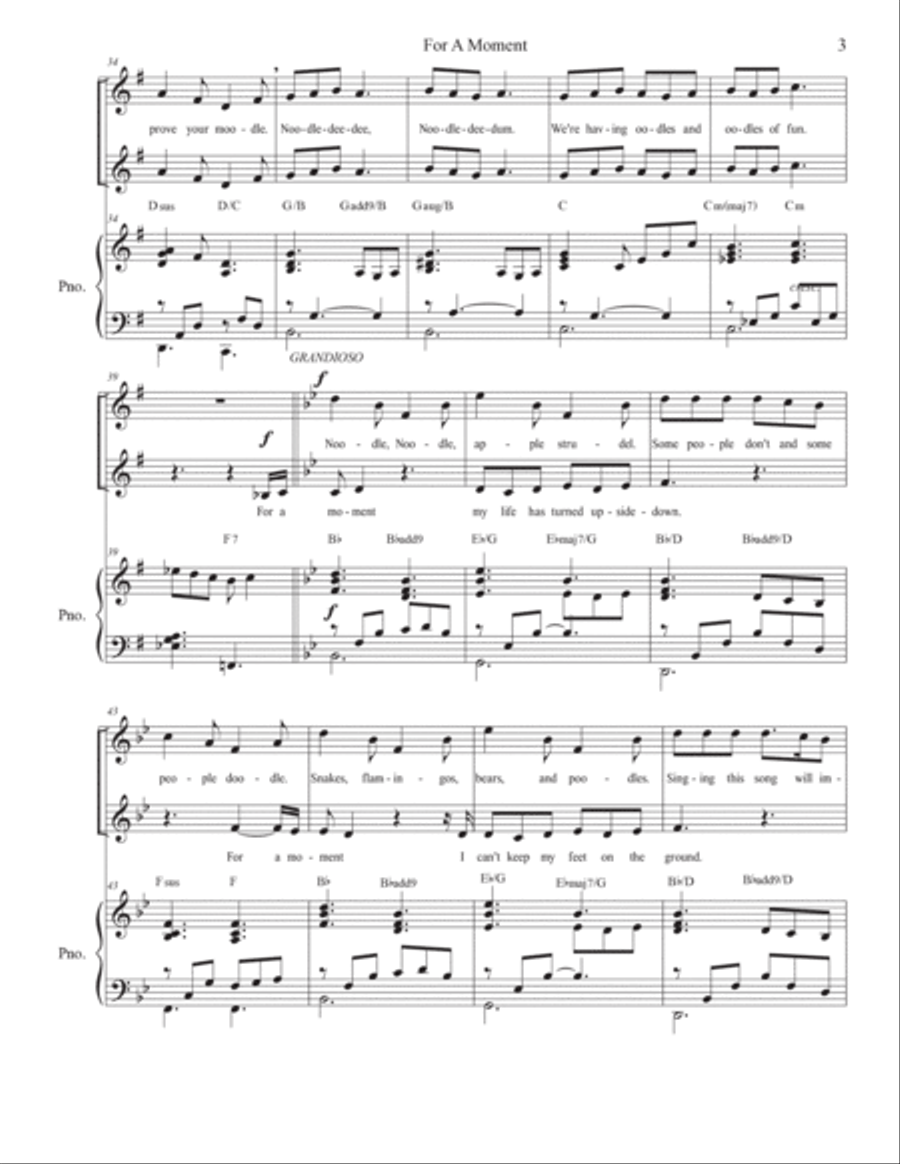 For A Moment 2-Part scores gallery preview page 3