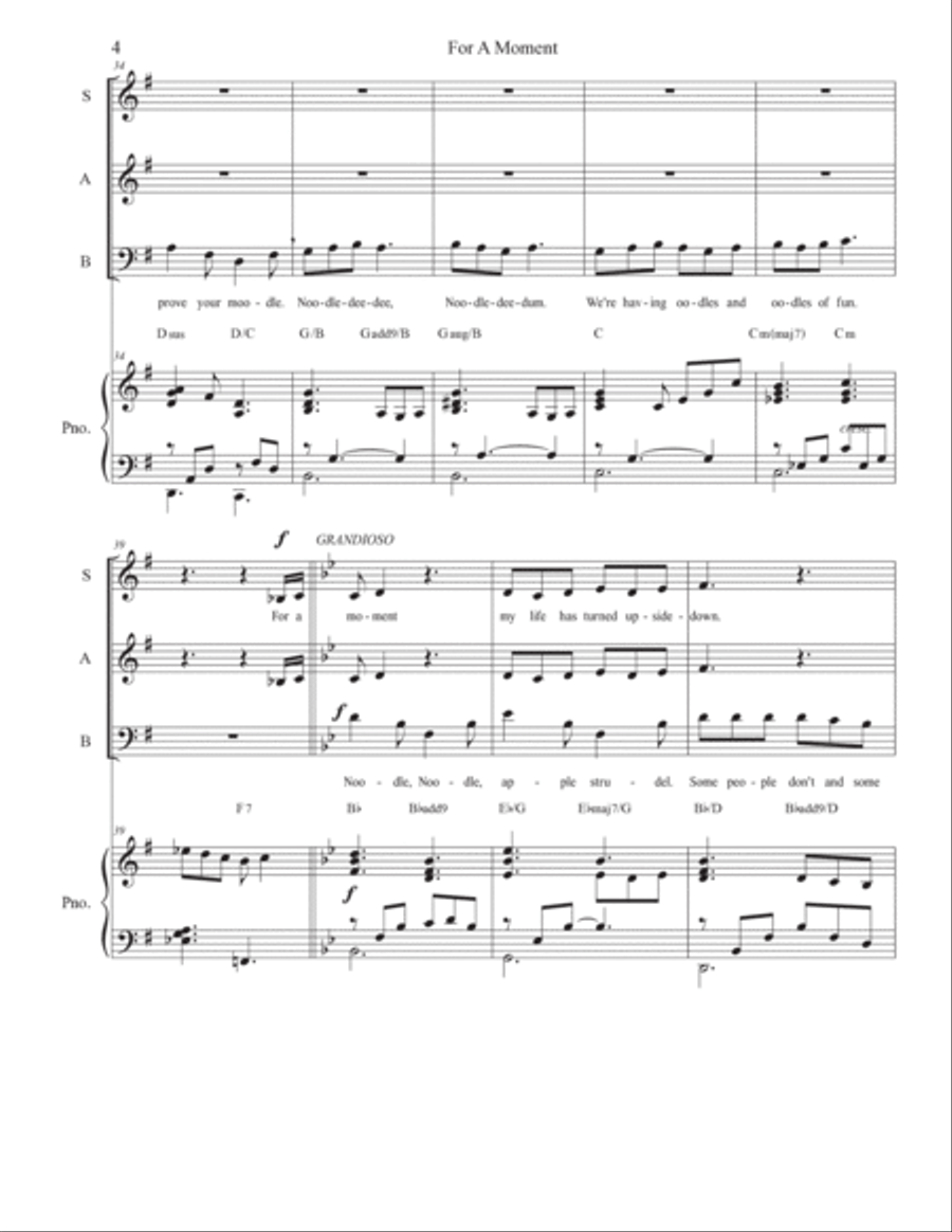 For A Moment 3-Part scores gallery preview page 4