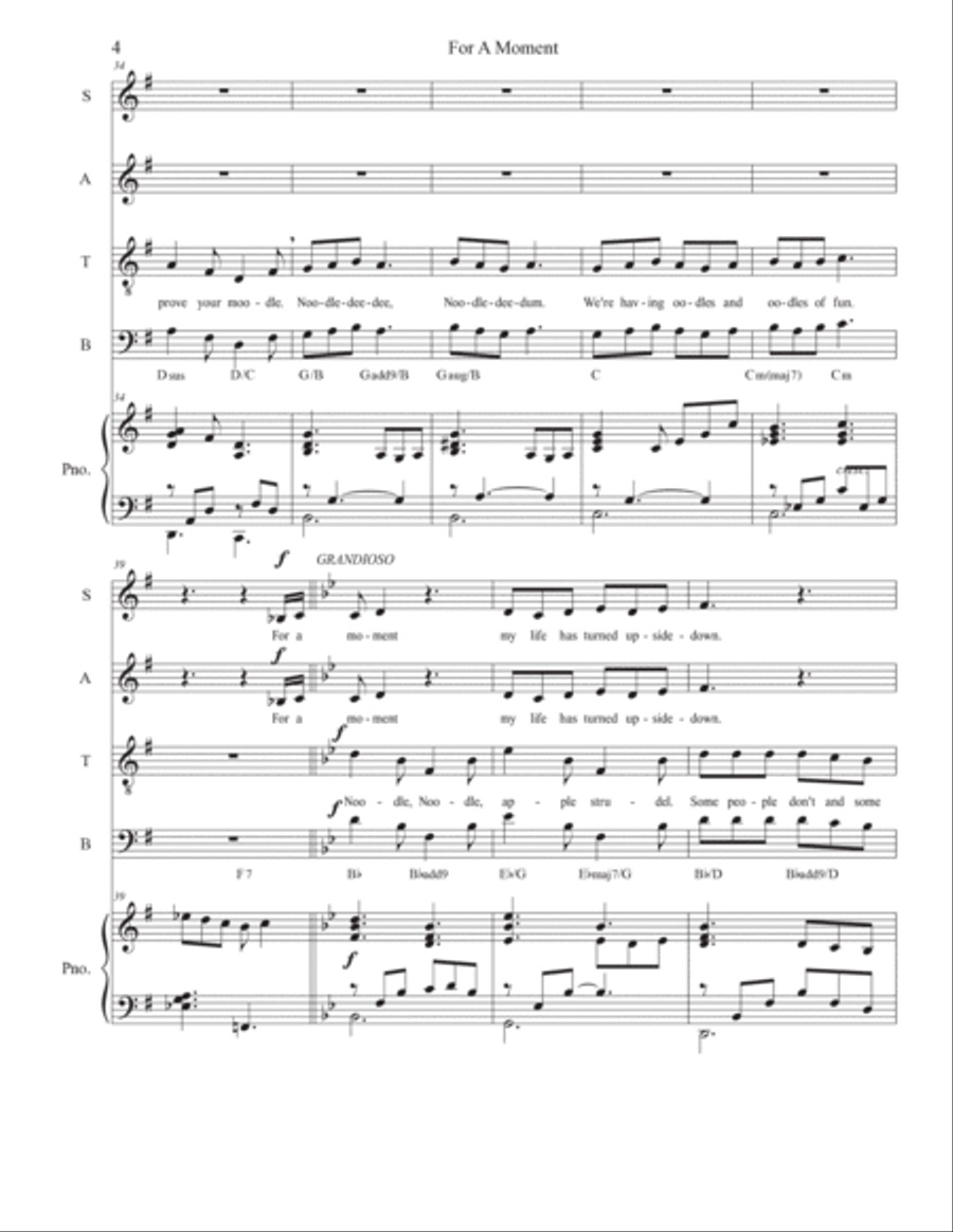 For A Moment 4-Part scores gallery preview page 4