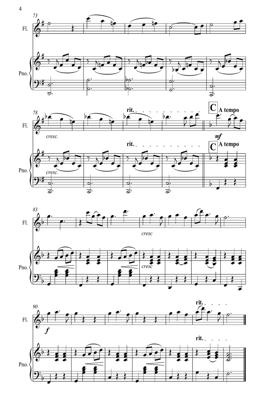 The Penguin Waltz The Penguin Waltz Flute scores gallery preview page 5