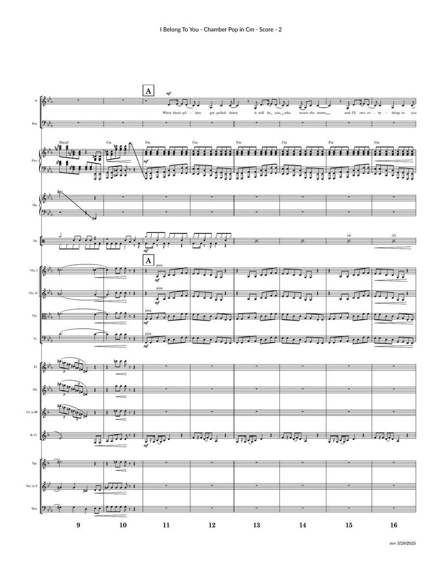 I Belong To You (+ Mon Coeur S'ouvre A Ta Voix) Large Ensemble scores gallery preview page 2