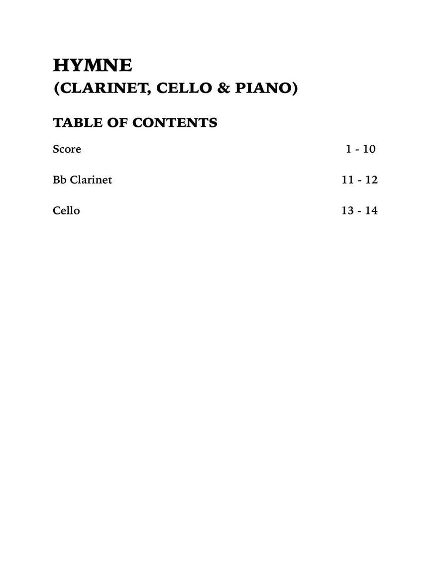 Hymne Small Ensemble scores gallery preview page 4