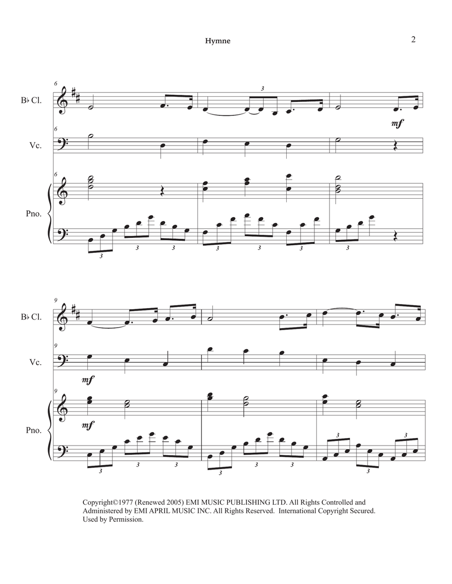 Hymne Small Ensemble scores gallery preview page 6