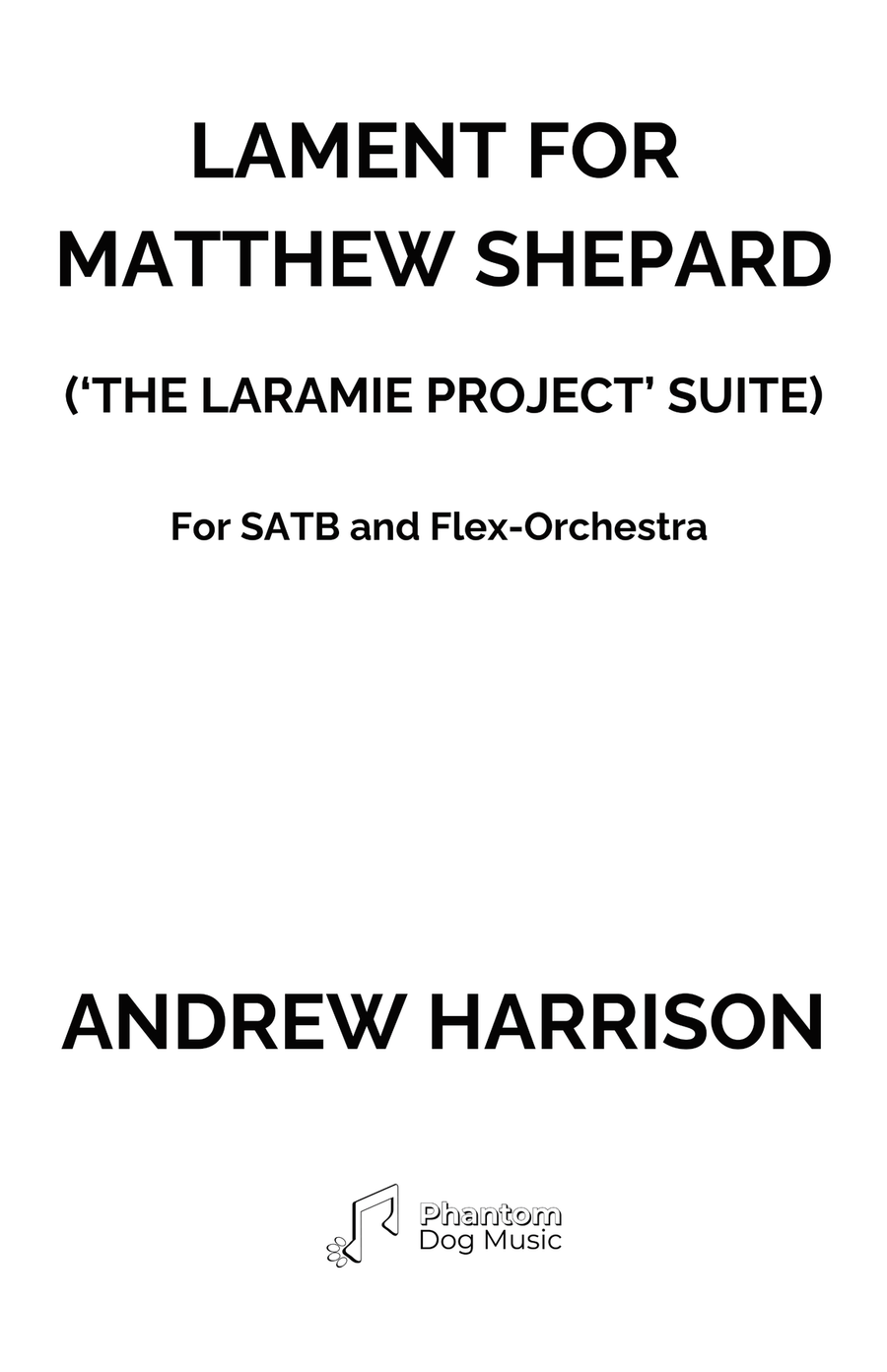Lament for Matthew Shepard ('The Laramie Project' Suite) - Grade 4 - Score Only Full Orchestra scores gallery preview page 2
