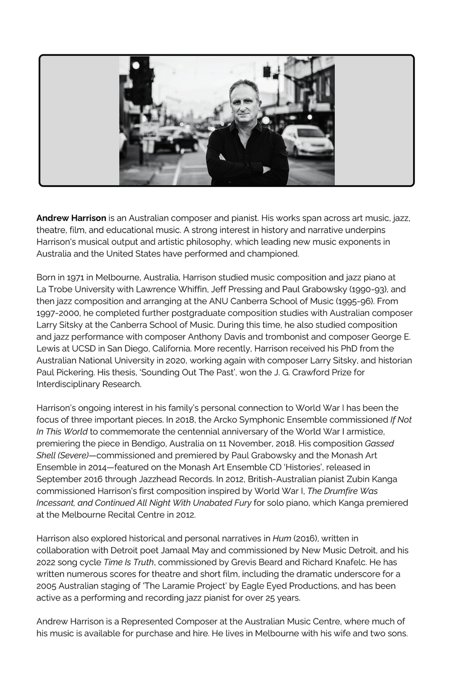 Lament for Matthew Shepard ('The Laramie Project' Suite) - Grade 4 - Score Only Full Orchestra scores gallery preview page 4