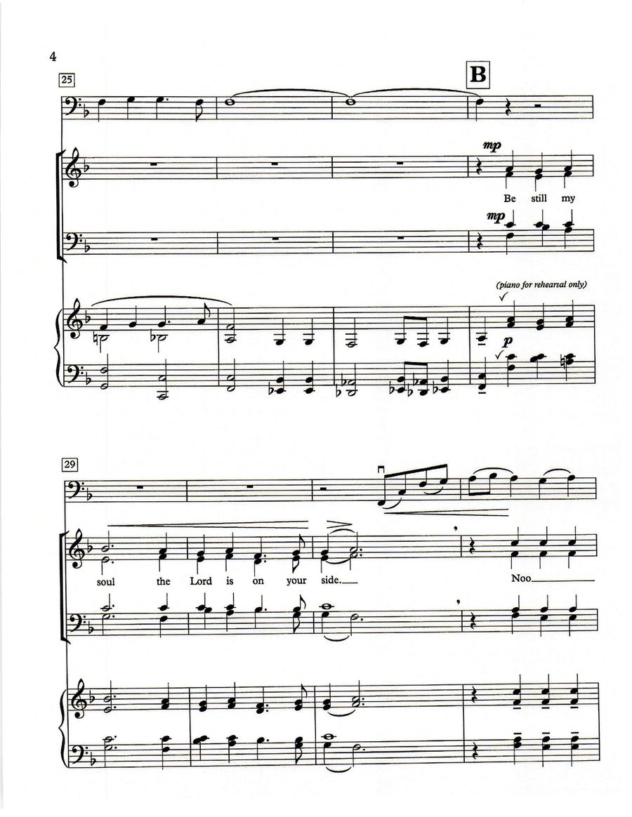 Be Still, My Soul Be Still, My Soul 4-Part scores gallery preview page 4