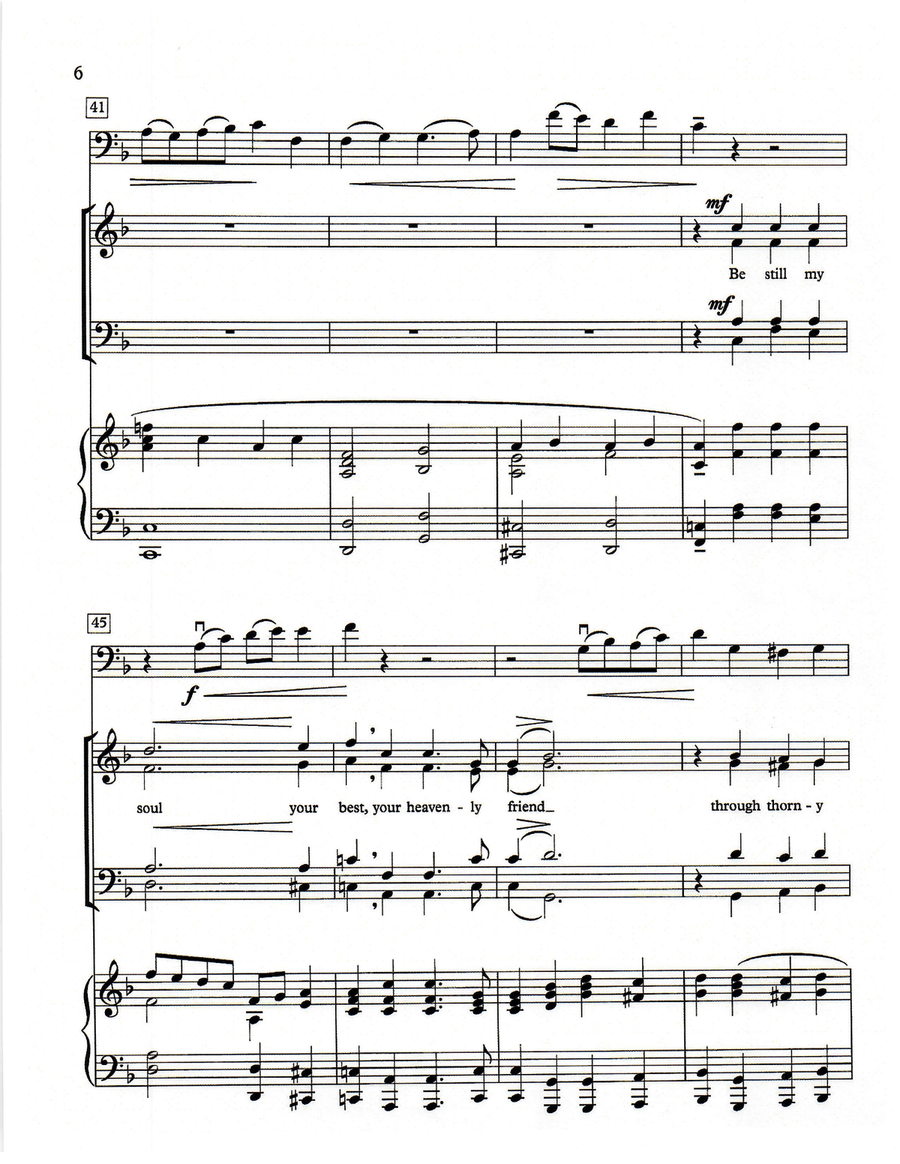 Be Still, My Soul Be Still, My Soul 4-Part scores gallery preview page 6