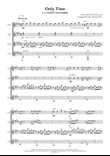 Only Time - Score Only