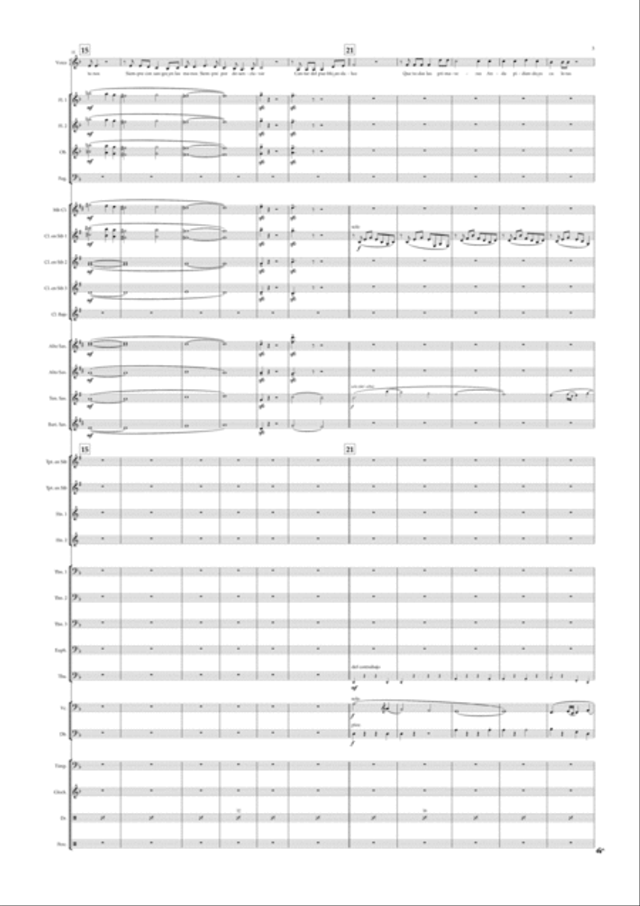 La Saeta Concert Band scores gallery preview page 3