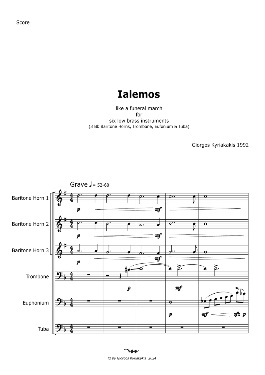 Ialemos Small Ensemble scores gallery preview page 3
