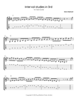 Interval Studies in 3rds - Major Keys