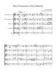 Elsa's Procession to the Cathedral (from Lohengrin) for Brass Quintet