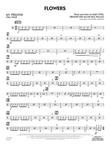 Flowers (arr. Roger Holmes) - Aux Percussion