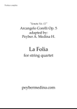 La Folia: A String Quartet Masterpiece