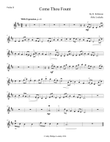 Come Thou Fount of Every Blessing (Violin 2)