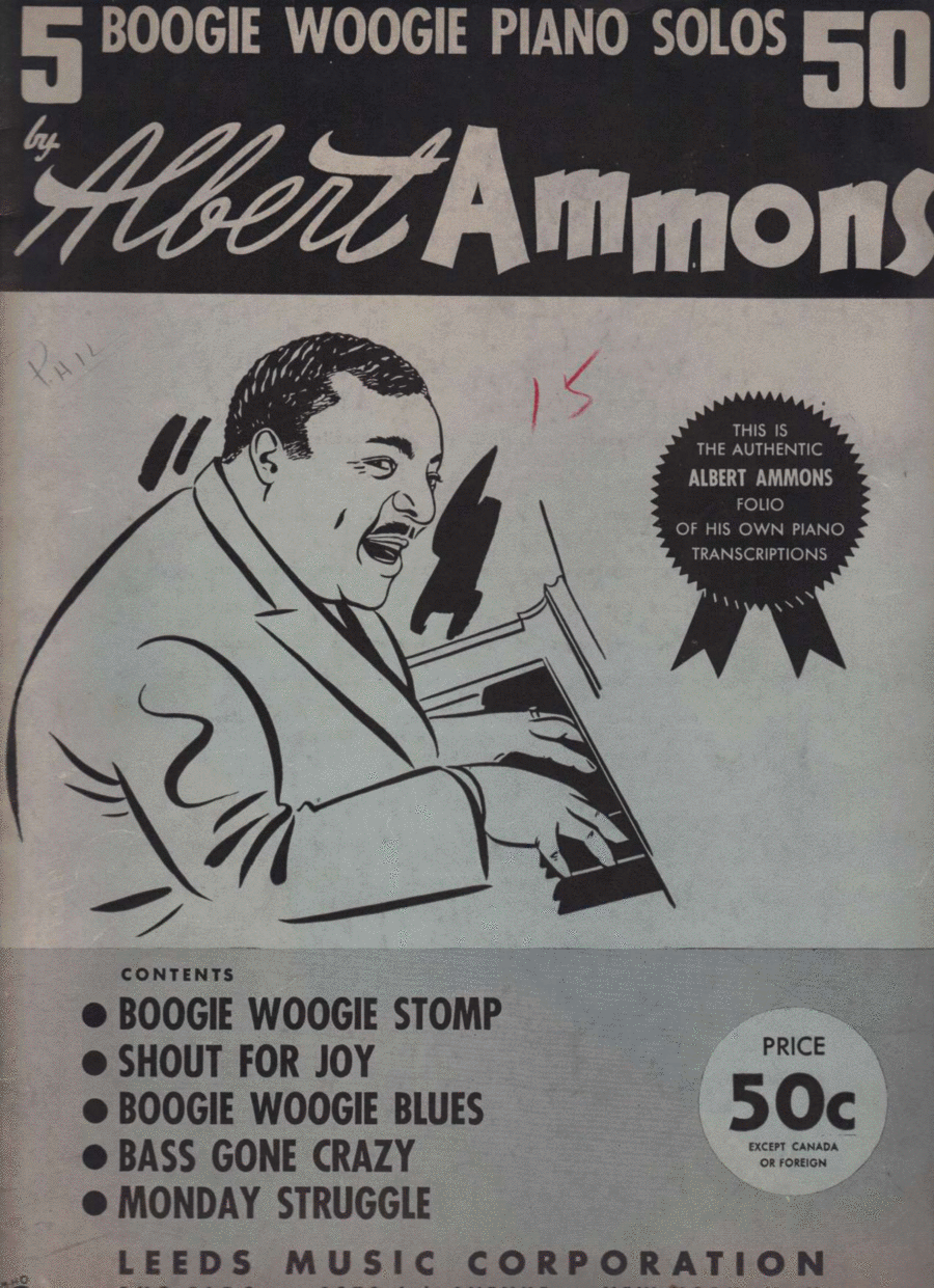 5 Boogie Woogie Piano Solos Piano Solo scores gallery preview page 1