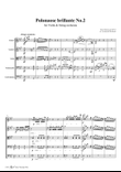 Polonaose brillante No.2 for Violin & String orchestra