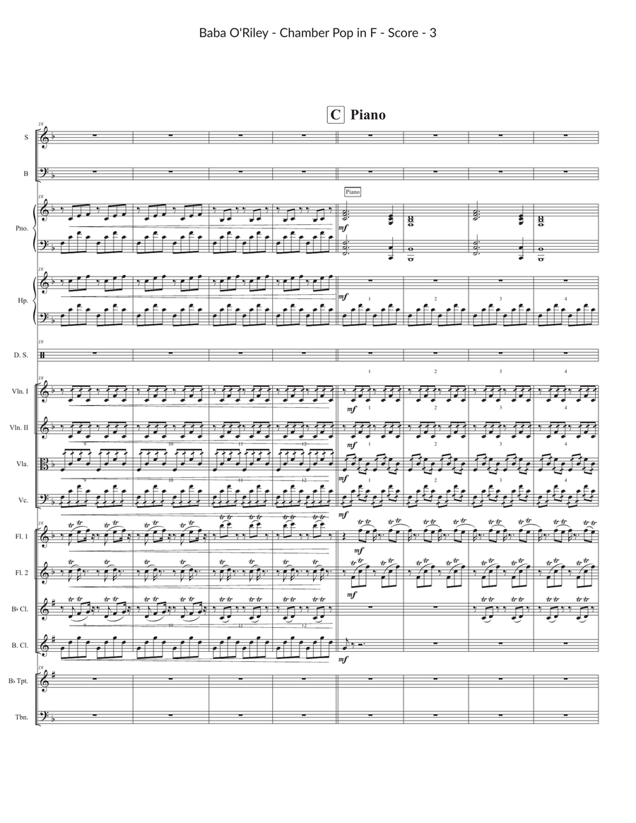 Baba O'riley Large Ensemble scores gallery preview page 3