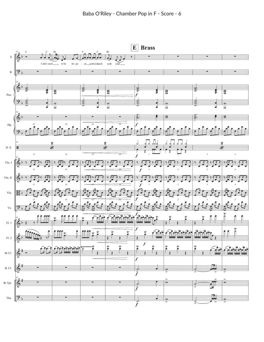 Baba O'riley Large Ensemble scores gallery preview page 6