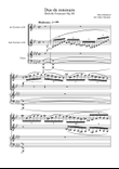 Duo de Concours (original: Solo de Concours Op.10) by Henri Rabaud for two clarinets and piano.