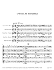 O Come All Ye Faithful for Woodwind Quartet in Schools