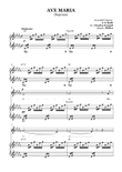 AVE MARIA - Bach/Gounod. For Soloist Soprano in D-flat Major with Piano Accompaniment mini preview