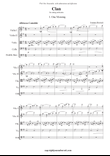 One Morning ( first movement of Clan) for string orchestra