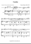 Monti's Czardas for Clarinet and Piano